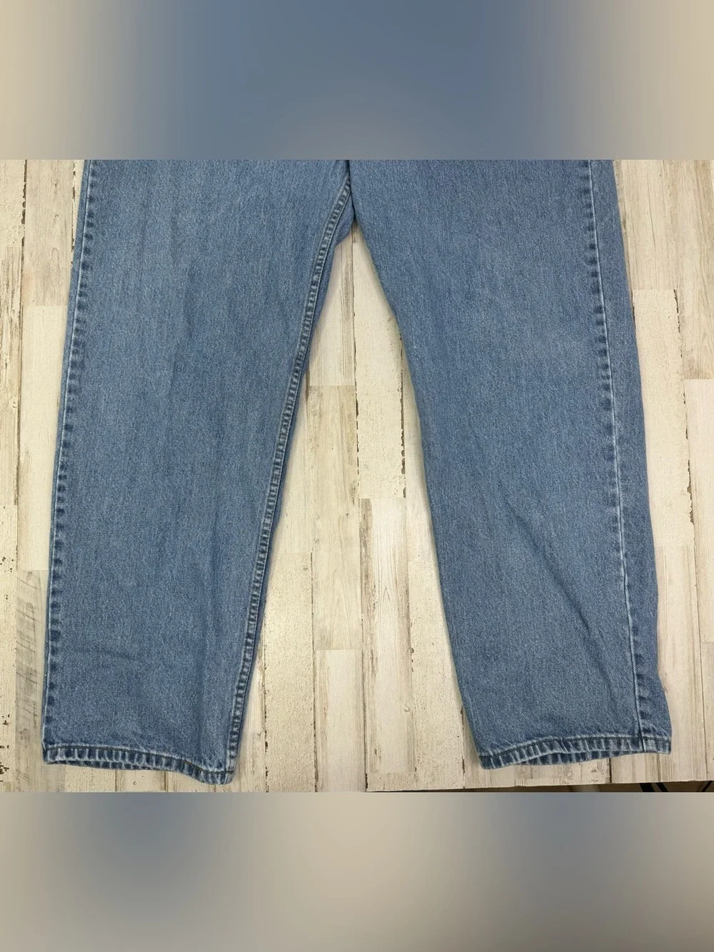 Vintage Levis 550 Pants Jeans Men 42x31 Denim Stretch Blue Straight